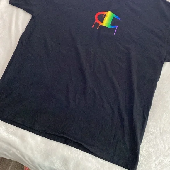 Champion black rainbow logo t-shirt - Picture 6 of 16
